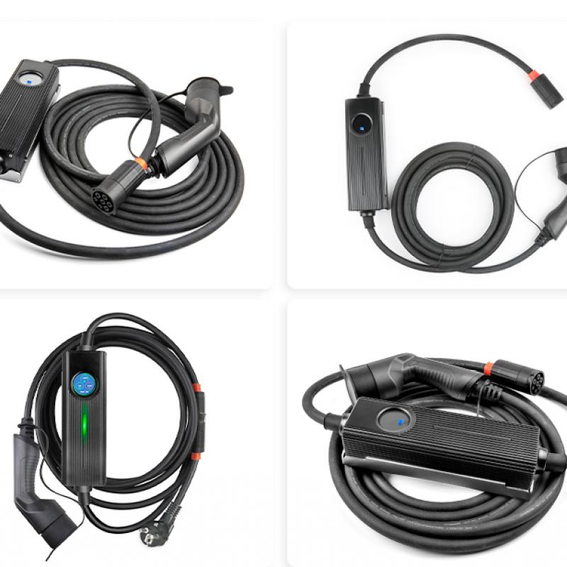 7KW 16A SAE J1772 AC Portable Charger EV Charging Cable