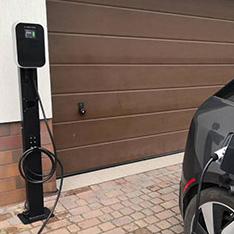 Sistema de carga de automóviles públicos al aire libre Estación de carga montada en la pared 
