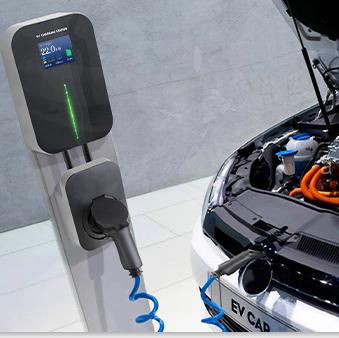 Estaciones de carga montadas en el suelo del vehículo eléctrico Cargador DC EV