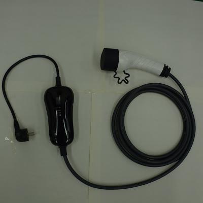 Cargador EV portátil de carga lenta de CA al aire libre con inicio retrasado