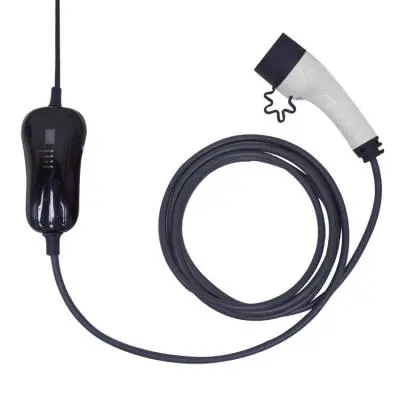 MODE 2 SAE J1772 Adaptador de enchufe 32A Cargador rápido EV portátil